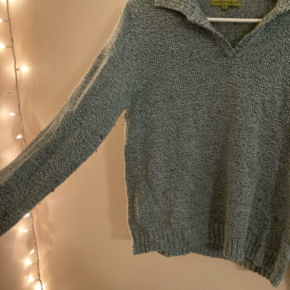 Carolyn Taylor Blue Knot sweater - Picture 2 of 4